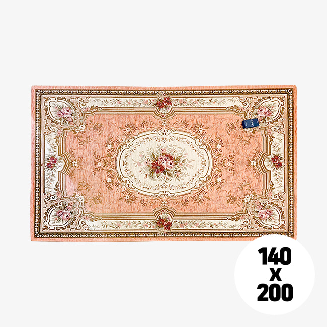 이태리 수입 사계절 로망스러그 140x200 핑크